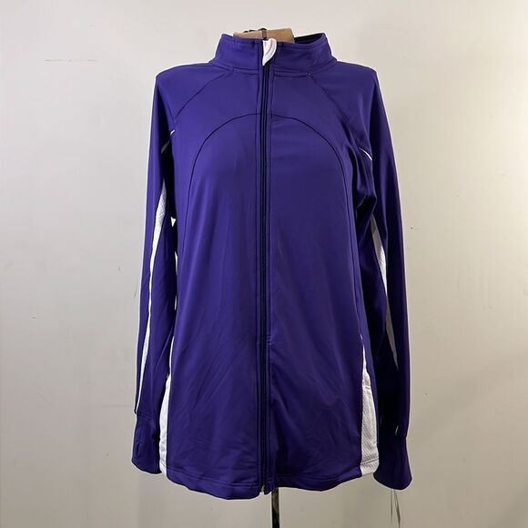 NWT Mizuno Purple with White Trim Athletic Jacket - Size XL - Picture 2 of 14
